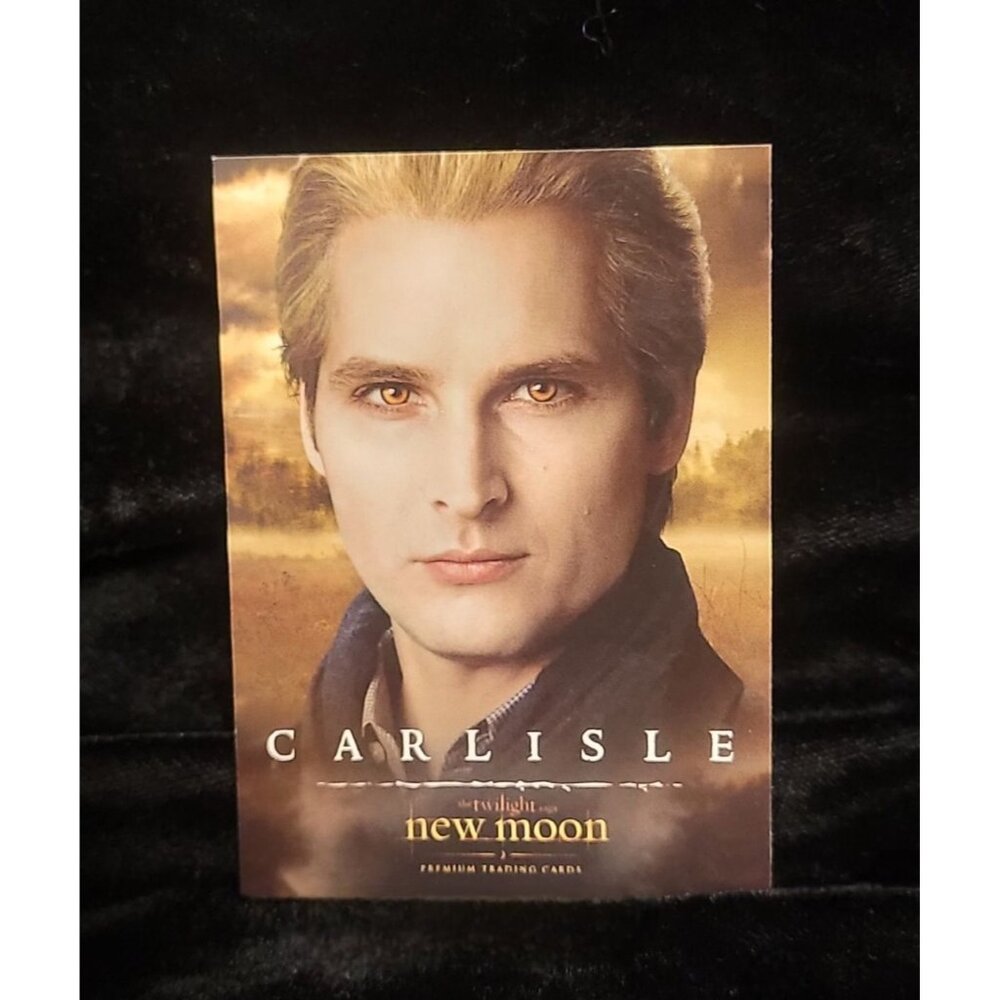 Collectible Carlisle Cullen New Moon Trading Card